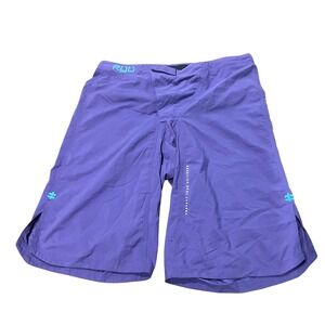 RYU Respect Your Universe Mens Training Shorts Purple Athletic Gym MMA Large NWT